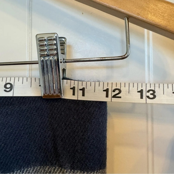 NEW J.Crew Oversized Blanket Scarf Plaid White Green Red Navy Blue 48โx 74โ - Picture 6 of 6